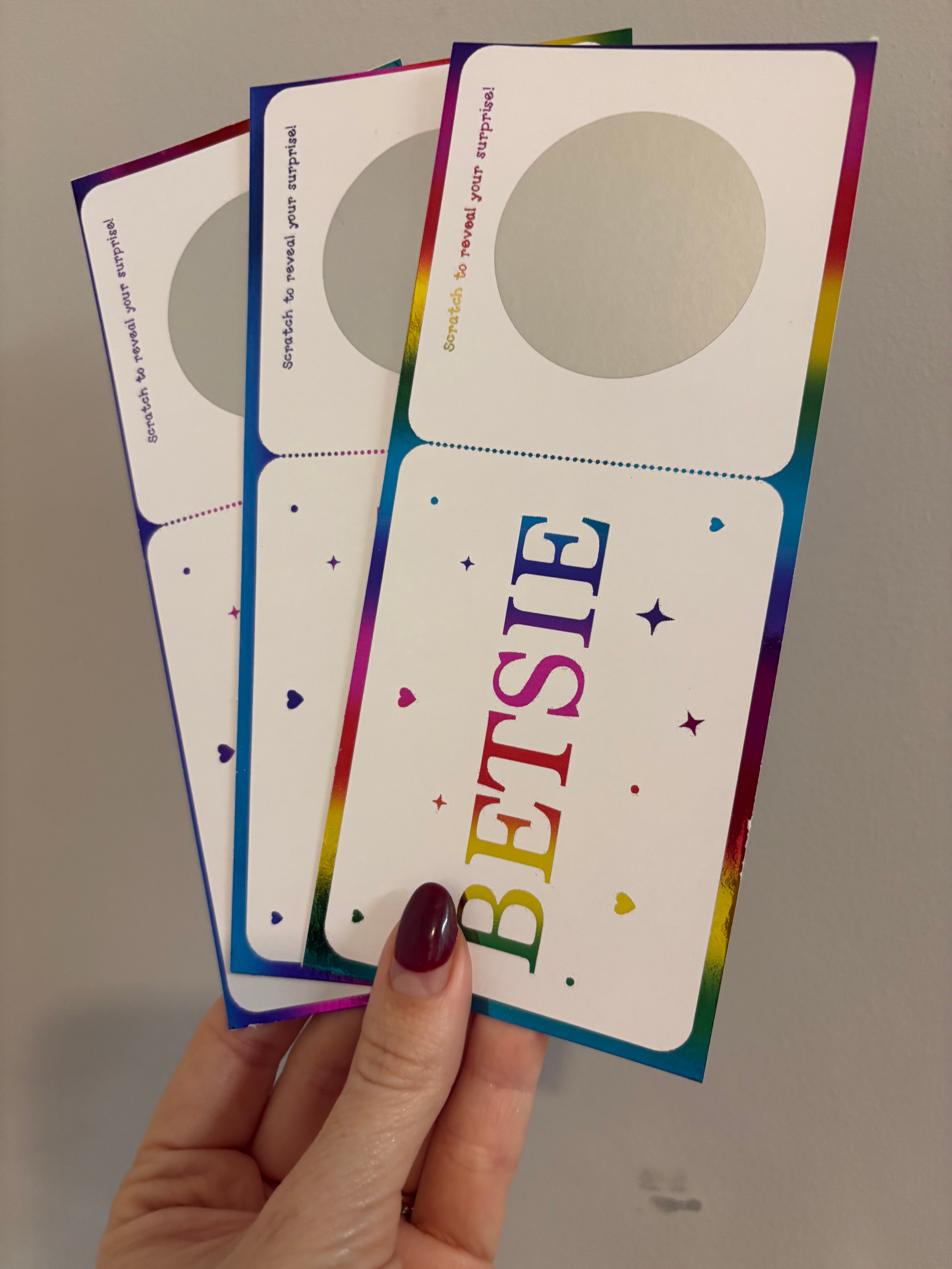 Tickets & Scratch Reveals